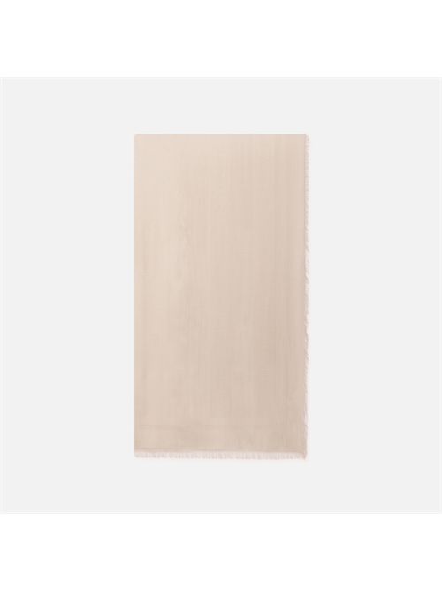 Foulard in viscosa e modal con righe jacquard